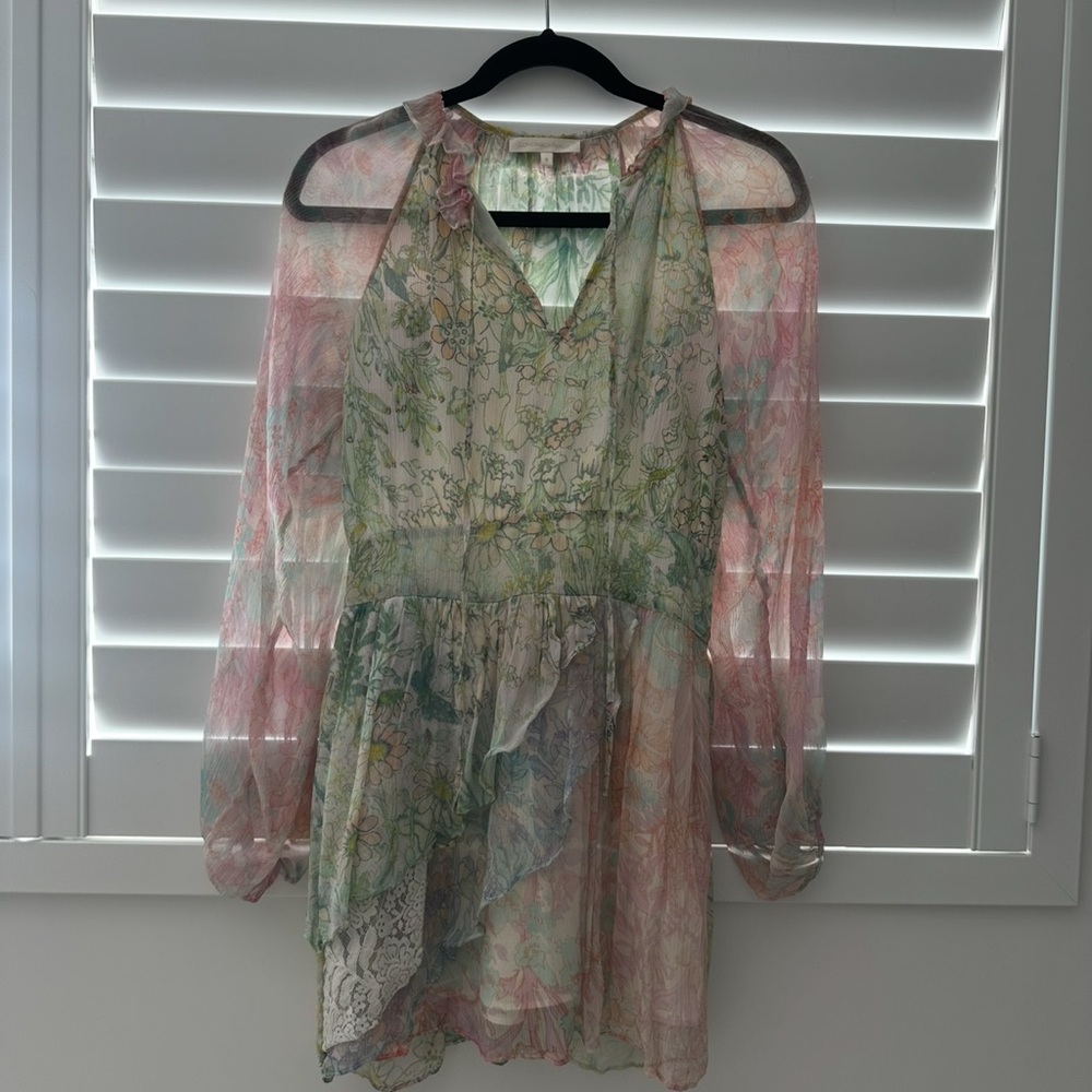 LoveShackFancy floral dresss